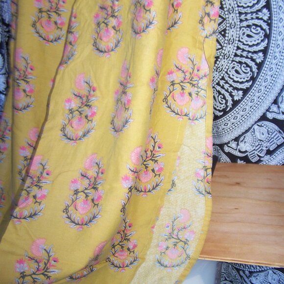 World Market Side Slit Drawstring Waist Pants Sz S/M - Picture 5 of 6